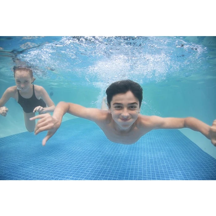 Piscine Ovale Bestway Power Steelâą Bois Rustique 7,32 X 3,66 X 1,22 M â Image 7