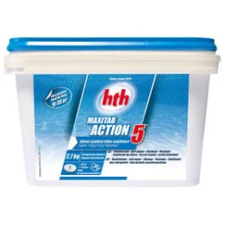 HTH Maxitab Action 5 - Galets De Chlore Stabilisé 2,7kg