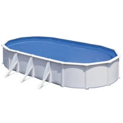 GRE Piscine Ovale Acier Gré Fidji - 7,30 X 3,75 X 1,20 M